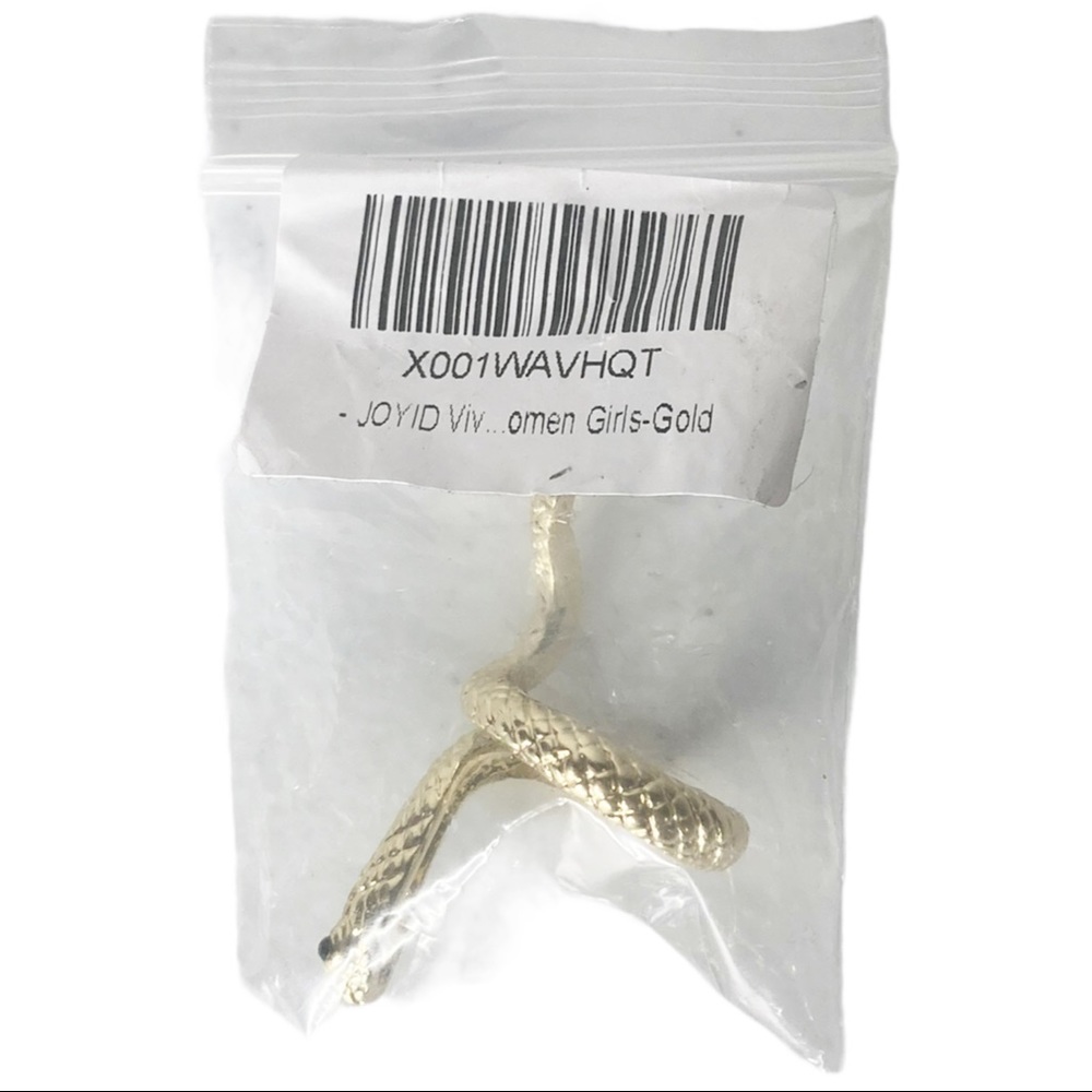 New Vivid 3D Snake Open Adjustable Ring - Picture 5 of 5